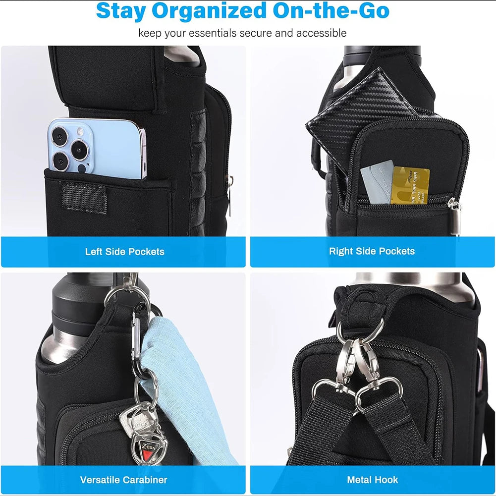 Magnetic Gym Bag Water and phone Holder