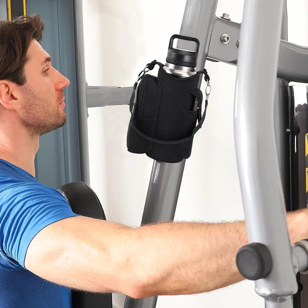 Magnetic Gym Bag Water and phone Holder